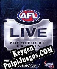 generador de claves AFL Live: Premiership Edition