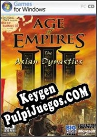 clave de activación Age of Empires III: The Asian Dynasties