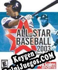 All-Star Baseball 2003 generador de claves