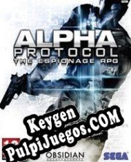 generador de claves de licencia Alpha Protocol