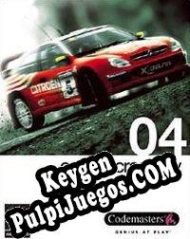 generador de claves de licencia Colin McRae Rally 04