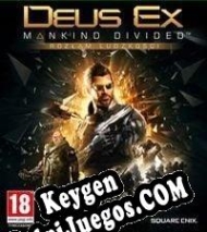 Deus Ex: Mankind Divided generador de claves de CD