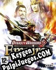 Dynasty Warriors 5: Empires generador de claves de CD