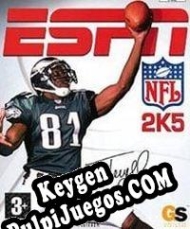 ESPN NFL 2K5 clave de activación