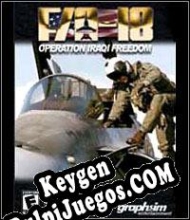 generador de claves de CD F/A-18 Operation Iraqi Freedom