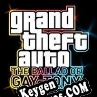 generador de claves Grand Theft Auto: The Ballad of Gay Tony