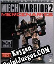 MechWarrior 2: Mercenaries generador de claves de CD