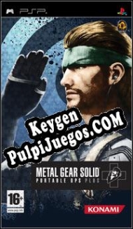 clave de activación Metal Gear Solid: Portable Ops Plus