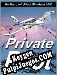 Private Pilot for Microsoft Flight Simulator 2000 generador de claves de licencia