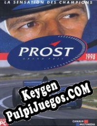 Prost Grand Prix 1998 generador de claves de CD