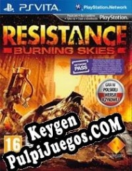 Resistance: Burning Skies generador de claves de licencia