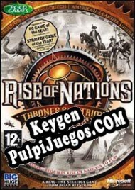 clave de activación Rise of Nations: Thrones and Patriots