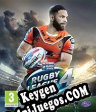 generador de claves de CD Rugby League Live 4