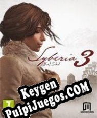 generador de claves de CD Syberia 3