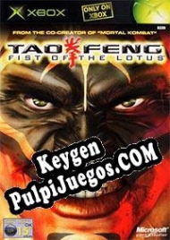 Tao Feng: Fist of the Lotus generador de claves de CD