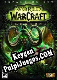 generador de claves de CD World of Warcraft: Legion