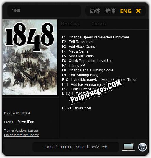 1848: Trainer +13 [v1.7]