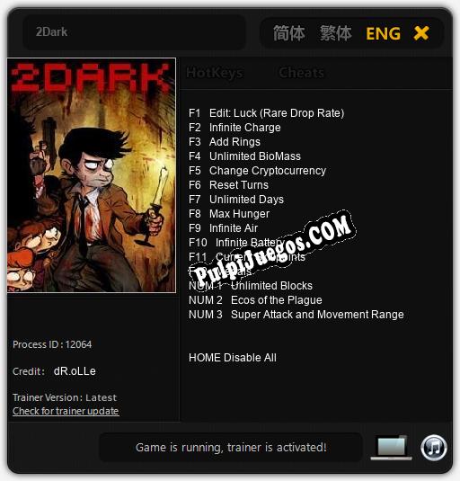 2Dark: Treinador (V1.0.43)