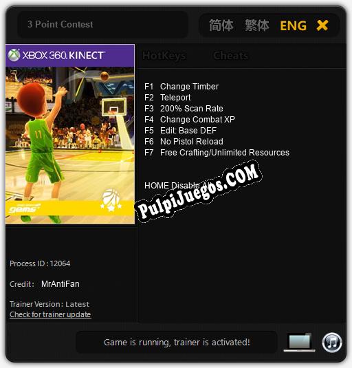 3 Point Contest: Trainer +7 [v1.2]