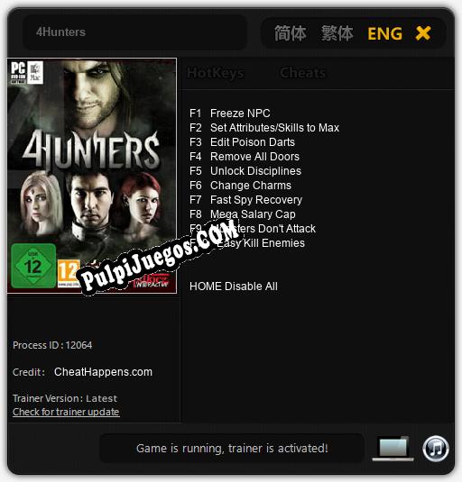 Entrenador liberado a 4Hunters [v1.0.6]