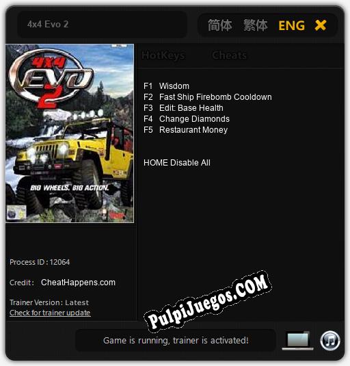 4x4 Evo 2: Trainer +5 [v1.8]