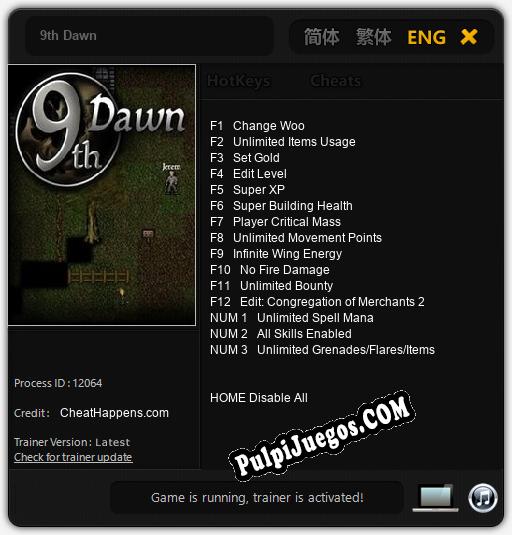 9th Dawn: Cheats, Trainer +15 [CheatHappens.com]