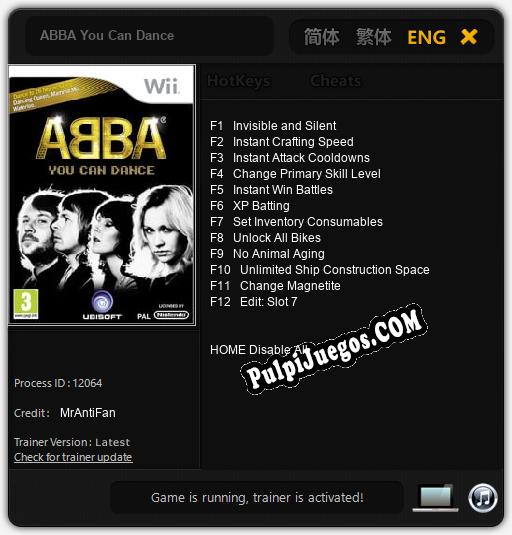 ABBA You Can Dance: Cheats, Trainer +12 [MrAntiFan]