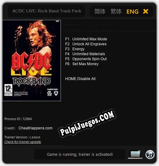 Entrenador liberado a AC/DC LIVE: Rock Band Track Pack [v1.0.2]