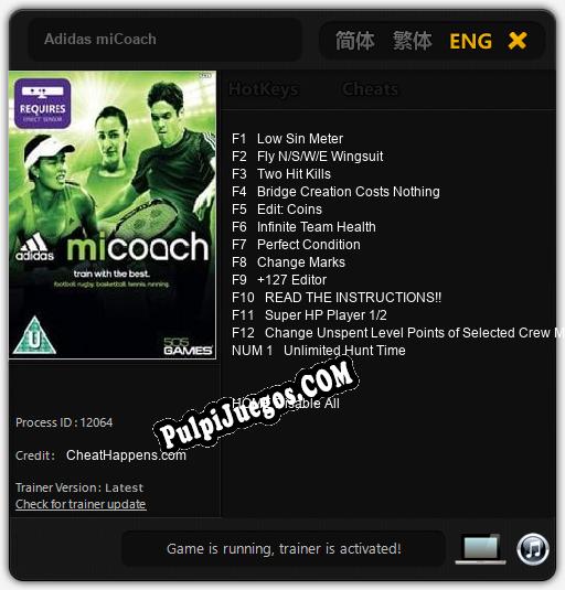 Entrenador liberado a Adidas miCoach [v1.0.8]