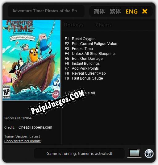 Adventure Time: Pirates of the Enchiridion: Treinador (V1.0.46)