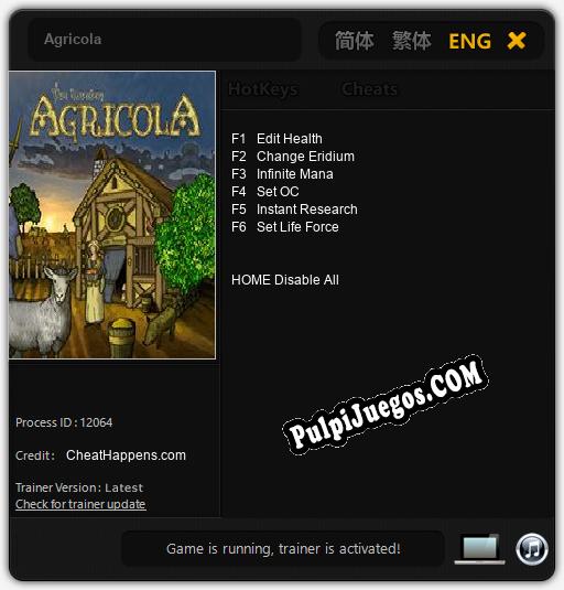 Entrenador liberado a Agricola [v1.0.4]