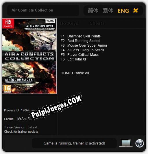 Air Conflicts Collection: Cheats, Trainer +6 [MrAntiFan]