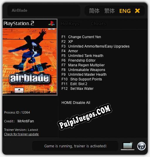 Entrenador liberado a AirBlade [v1.0.3]