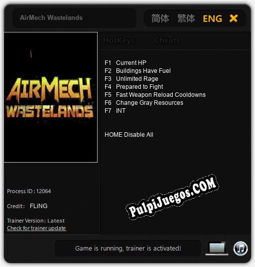 AirMech Wastelands: Trainer +7 [v1.8]