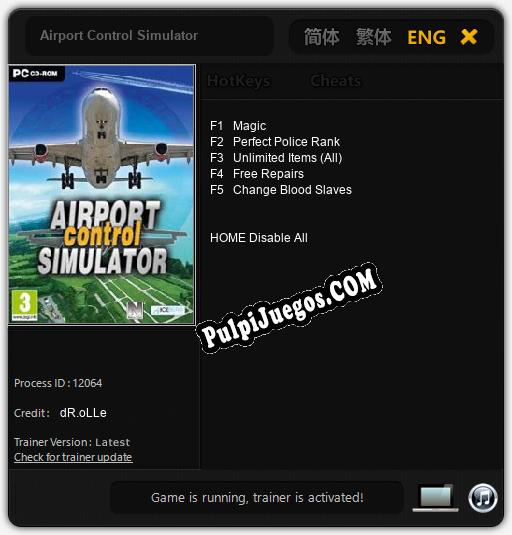 Airport Control Simulator: Cheats, Trainer +5 [dR.oLLe]