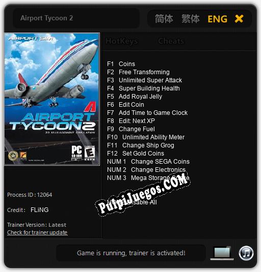 Entrenador liberado a Airport Tycoon 2 [v1.0.8]