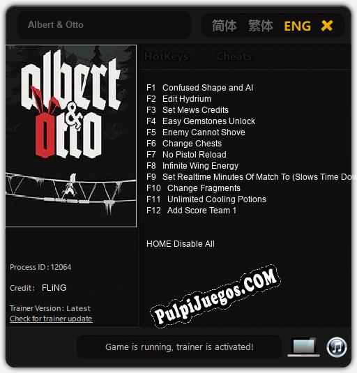 Albert & Otto: Trainer +12 [v1.8]