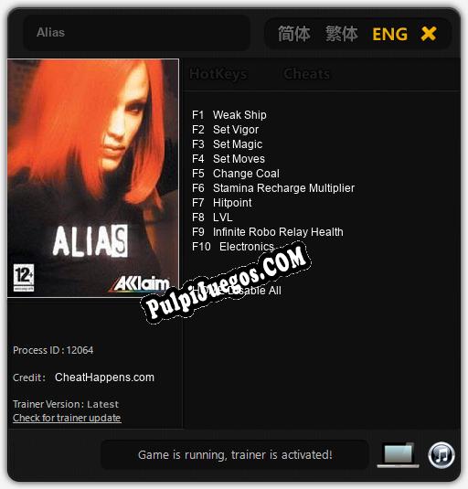 Alias: Trainer +10 [v1.5]