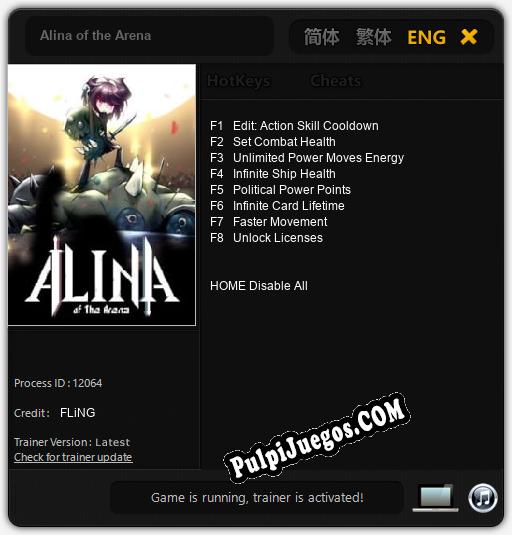 Alina of the Arena: Treinador (V1.0.32)