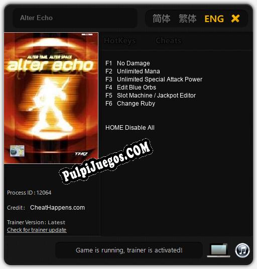 Alter Echo: Treinador (V1.0.21)