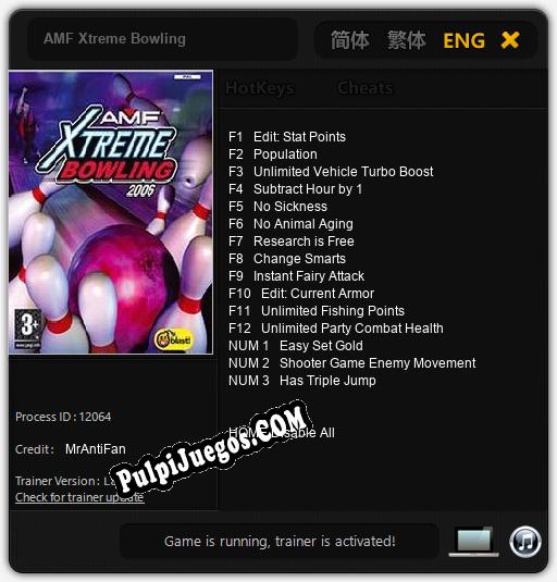 AMF Xtreme Bowling: Treinador (V1.0.59)