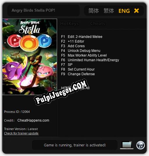 Angry Birds Stella POP!: Cheats, Trainer +9 [CheatHappens.com]