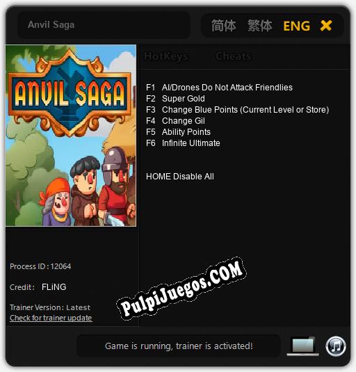 Anvil Saga: Trainer +6 [v1.5]