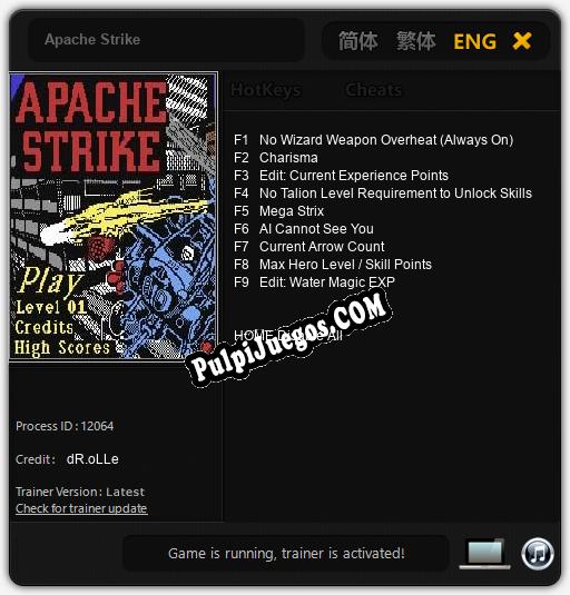 Apache Strike: Treinador (V1.0.23)