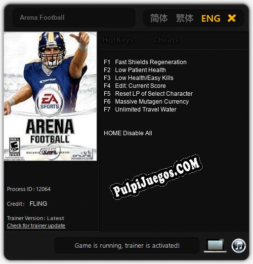 Arena Football: Trainer +7 [v1.4]