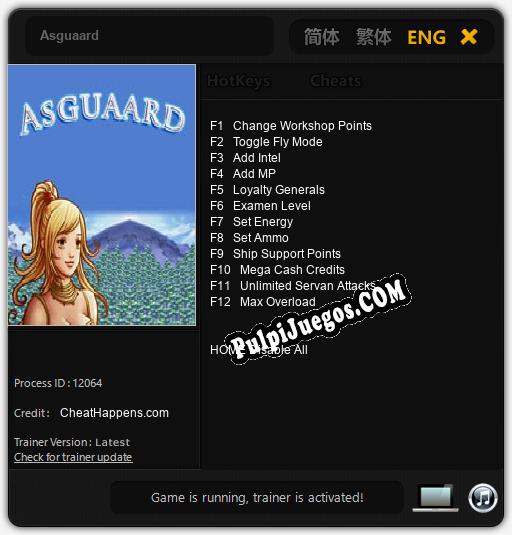 Asguaard: Cheats, Trainer +12 [CheatHappens.com]