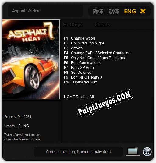 Asphalt 7: Heat: Cheats, Trainer +10 [FLiNG]