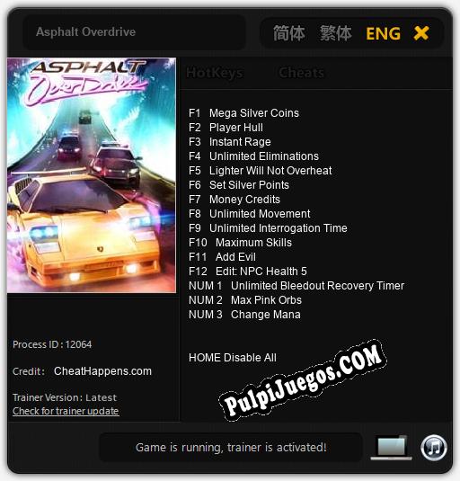 Entrenador liberado a Asphalt Overdrive [v1.0.9]