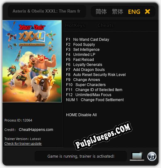 Asterix & Obelix XXXL: The Ram from Hibernia: Cheats, Trainer +13 [CheatHappens.com]