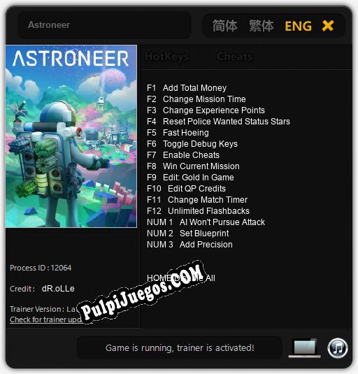 Astroneer: Cheats, Trainer +15 [dR.oLLe]